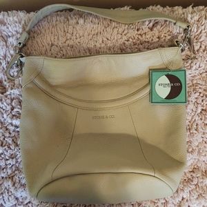 Stone & Co beige hobo bag brand new with tags